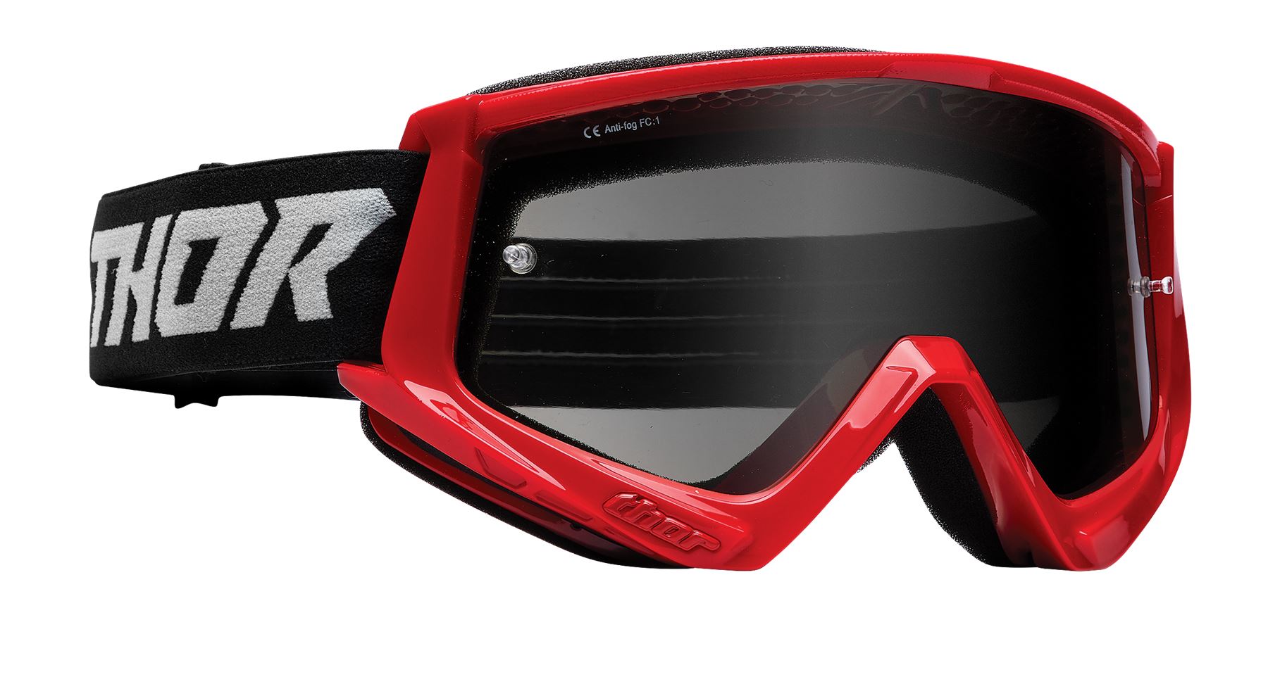 Thor 2025 Motocross Goggles Combat Racer Sand Red Grey